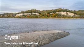  Presentation with ramp - Audience pleasing theme consisting of river near rocheport mo taylor backdrop and a gray colored foreground