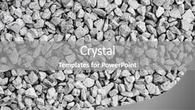  Presentation with pile - Slide deck with river rocks - background made of a closeup background and a gray colored foreground