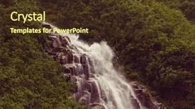  Presentation with river sediment - Slides with river sediment - scenic waterfall in alaska usa background and a  colored foreground