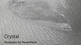  Presentation with river sediment - Beautiful presentation theme featuring river sediment island backdrop and a light gray colored foreground