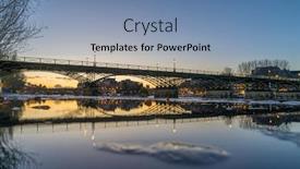  Presentation with paris - Cool new PPT theme with river seine with pont des backdrop and a seafoam green colored foreground