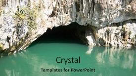  Presentation with jabbok river - Amazing theme having river source at buna backdrop and a ocean colored foreground