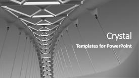  Presentation with suspension - Colorful slides enhanced with river suspension in toronto ontario backdrop and a gray colored foreground