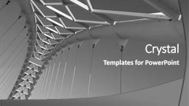  Presentation with suspension - Presentation theme having river suspension in toronto ontario background and a gray colored foreground