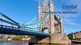  Presentation with london - PPT layouts featuring river thames in london background and a teal colored foreground