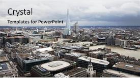  Presentation with paul - PPT layouts enhanced with river themes - london panorama from st paul background and a light gray colored foreground