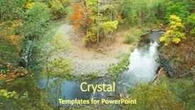  Presentation with russian forest - PPT layouts with fall forest of russian background and a tawny brown colored foreground