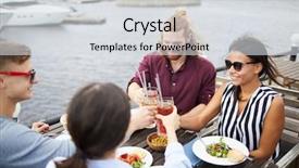  Presentation with glasses - Amazing theme having  backdrop and a  colored foreground