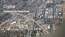  Presentation with california - Theme with ca - riverside california aerial background and a gray colored foreground