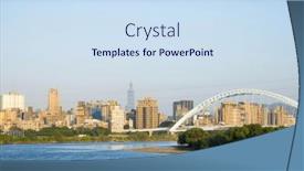  Presentation with taipei - PPT layouts having riverside-in-taipei-city and a sky blue colored foreground