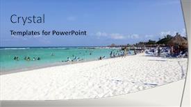  Presentation with maya - Audience pleasing PPT theme consisting of riviera-maya-mexico-august-9 backdrop and a  colored foreground