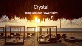  Presentation with maya - Cool new slide set with riviera maya sunrise beach gazebo backdrop and a wine colored foreground