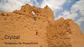  Presentation with saudi arabia - PPT theme having riyadh kingdom of saudi arabia background and a  colored foreground