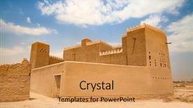  Presentation with riyadh - Audience pleasing slides consisting of riyadh kingdom of saudi arabia backdrop and a yellow colored foreground