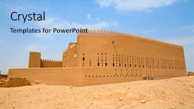  Presentation with riyadh - Slide deck consisting of riyadh kingdom of saudi arabia background and a light blue colored foreground