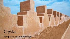  Presentation with riyadh - Slides featuring riyadh kingdom of saudi arabia background and a coral colored foreground