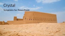  Presentation with riyadh - Audience pleasing PPT layouts consisting of riyadh kingdom of saudi arabia backdrop and a light blue colored foreground