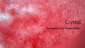  Presentation with rna - Audience pleasing presentation consisting of rna - microscopic view of human blood backdrop and a coral colored foreground