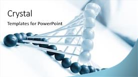  Presentation with rna - Presentation with rna - molecule of dna background and a white colored foreground