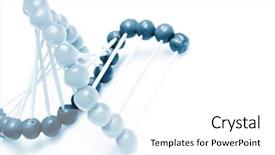  Presentation with rna - Theme with rna - molecule of dna background and a white colored foreground