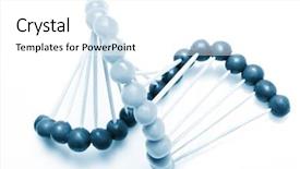  Presentation with rna - PPT theme featuring rna - molecule of dna background and a white colored foreground