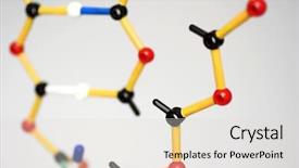  Presentation with rna - Audience pleasing PPT theme consisting of rna - molecule structure close-up backdrop and a light gray colored foreground