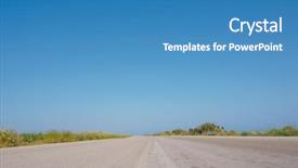  Presentation with ancient map of greece - Slide set having ro - roed of agios ioannis background and a  colored foreground