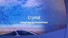  Presentation with city buildings - Theme with road against sky with graphs background and a teal colored foreground