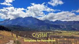  Presentation with chilean - Slide set having road between turned yellow hills goes to rocks patagonia vertiginous landscape in the chilean andes background and a tawny brown colored foreground
