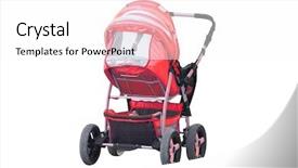  Presentation with oktoberfest bavarian white and blue - Audience pleasing slide deck consisting of road buggy - image of blue perambulator backdrop and a white colored foreground