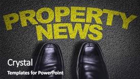  Presentation with team business top view - Colorful presentation theme enhanced with road construction foundation - top view of business shoes backdrop and a dark gray colored foreground