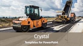  Presentation with road - Presentation theme having achievement - recognized achieved permitted approve business background and a soft green colored foreground