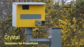  Presentation with speed - Slides enhanced with road detection - speed camera background and a tawny brown colored foreground