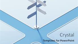  Presentation with navigation - Amazing presentation design having road-direction-side-in-navigation backdrop and a light blue colored foreground