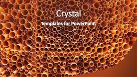  Presentation with construction site construction - Beautiful presentation theme featuring road drainage - pvc pipes stacked in construction backdrop and a  colored foreground