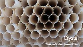  Presentation with pvc - Amazing slides having road drainage - pvc backdrop and a gray colored foreground