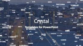  Presentation with excellence - Cool new presentation theme with road excellence - digital composite of night city backdrop and a ocean colored foreground