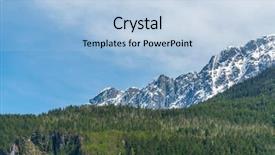  Presentation with british columbia - Slides featuring road in british columbia canada background and a light blue colored foreground