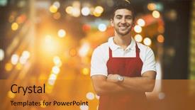  Presentation with night city - Amazing presentation having road in city at night backdrop and a gold colored foreground