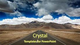  Presentation with forward - Amazing slide set having travel forward concept background - road on plains in himalayas with mountains and dramatic clouds manali-leh road ladakh jammu and kashmir india backdrop and a tawny brown colored foreground