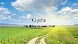  Presentation with deep blue - PPT layouts with road-lane-and-deep-blue background and a light blue colored foreground