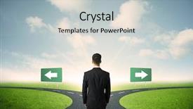  Presentation with important - Amazing slide set having road map change - concept of important choices backdrop and a light gray colored foreground