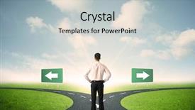  Presentation with important - PPT theme consisting of road map change - concept of important choices background and a light gray colored foreground