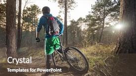  Presentation with ready - Amazing slide set having off road - young man is ready backdrop and a tawny brown colored foreground