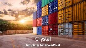  Presentation with empty road motion blur - Presentation featuring trade routes - empty road near stack background and a violet colored foreground