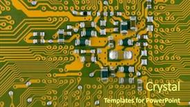  Presentation with city map - Cool new presentation with road network - macro of computer board looks backdrop and a tawny brown colored foreground