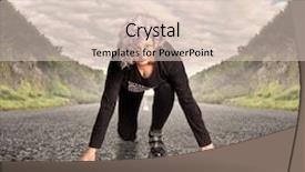  Presentation with grandma - Presentation theme enhanced with road ready to start retirement background and a lemonade colored foreground