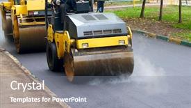  Presentation with lays - Cool new theme with ultra hd definition monitor resolution backdrop and a  colored foreground.