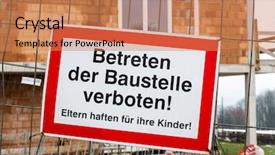  Presentation with liability law - Slide set enhanced with road safety and liability law background and a coral colored foreground