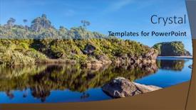  Presentation with pacific island - Amazing presentation having road-to-knight-s-point backdrop and a light blue colored foreground